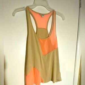 Guess vintage y2k tank. It is cotton and sheer in a block-like pattern